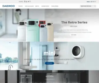 Daewooelecusa.com(WINIA Appliances) Screenshot