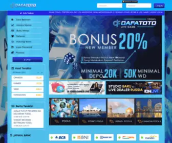 Dafatoto.com Screenshot