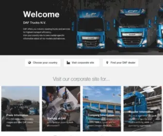 Daf.com(DAF Trucks NV) Screenshot