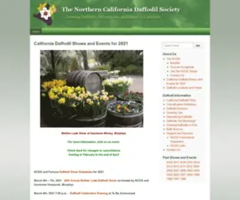 Daffodil.org(See you in spring at one of our daffodil shows) Screenshot