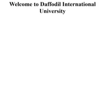 Daffodil.university(Daffodil International University) Screenshot