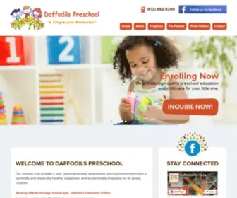 Daffodilspreschool.com(McKinney Child Care) Screenshot