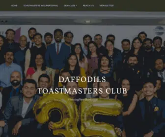 Daffodilstoastmasters.com(More than a club) Screenshot