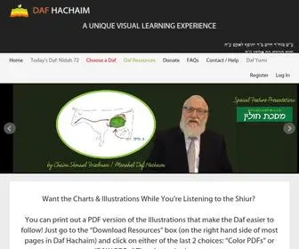 Dafhachaim.org(Daf Hachaim) Screenshot