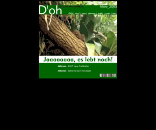 Dafhs.org(D'oh) Screenshot