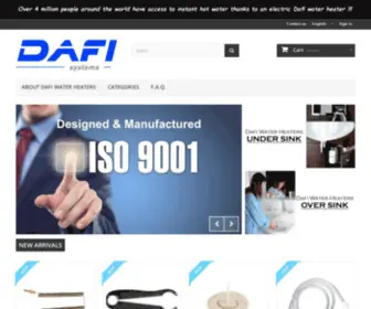 Dafi-Water-Heater.com(Dafi water heaters) Screenshot