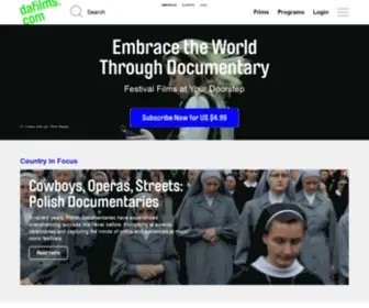 Dafilms.cz(Vaše online dokumentární kino) Screenshot