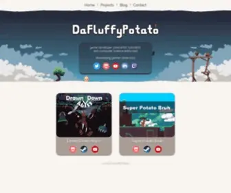 Dafluffypotato.com(DaFluffyPotato) Screenshot