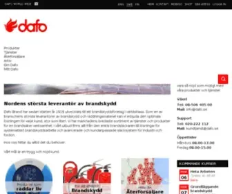 Dafo.se(Brandskydd och brandsäkerhet) Screenshot