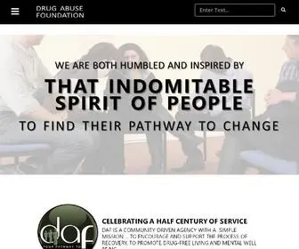 Dafpbci.org(Drug Abuse Foundation) Screenshot