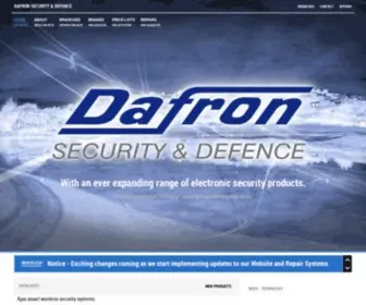 Dafron.co.za(Dafron Security and Defence) Screenshot
