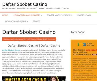 Daftar-Sbobetcasino.net Screenshot