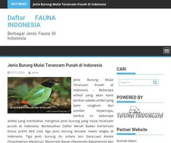 Daftarfaunaindonesia.web.id(Daftar Fauna Indonesia) Screenshot