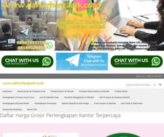 Daftarhargaatk.co.id(Katalog ATK Bina Mandiri Stationery Distributor alat tulis kantor grosir jual produk perlengkapan Sekolah) Screenshot