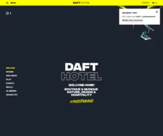 Dafthotel.be(Daft Hotel) Screenshot