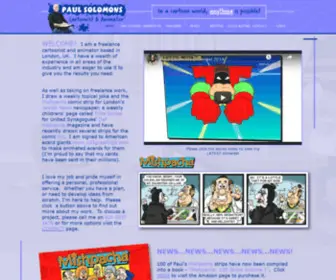 Daftoons.com(The official website of Paul Solomons) Screenshot