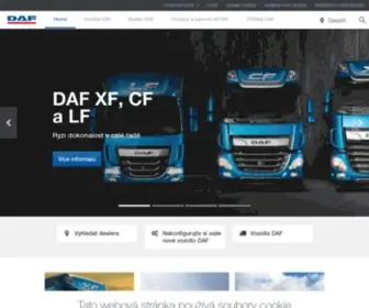 Daftrucks.cz(DAF Trucks CZ) Screenshot