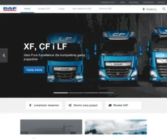 Daftrucks.pl(DAF Trucks Polska SP) Screenshot