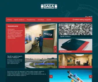 Daga.com.pl(Opaski, obejmy zaciskowe i obróbka metalu skrawaniem cnc) Screenshot