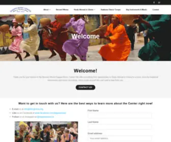 Dagaramusic.org(School of Traditional Culture) Screenshot