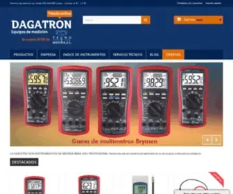 Dagatron.es(Tienda de equipos de medida a precios asequibles) Screenshot