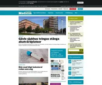 Dagensmedicin.se(Ledande nyhetsbevakare av sjukv) Screenshot