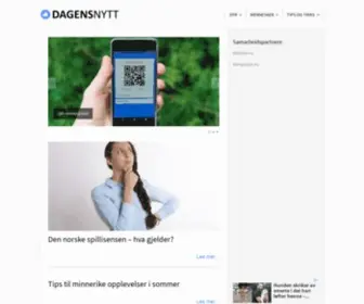 Dagensnytt.com(Dagensnytt) Screenshot