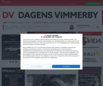 Dagensvimmerby.se(Senaste nyheterna om allt som händer i Vimmerby kommun) Screenshot