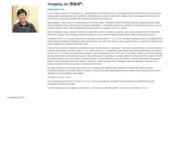 Daggerfs.com(Yangqing Jia) Screenshot