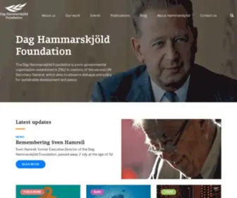 Daghammarskjold.se(Dag Hammarskj) Screenshot