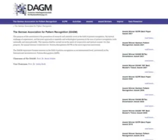Dagm.de(Die DAGM) Screenshot