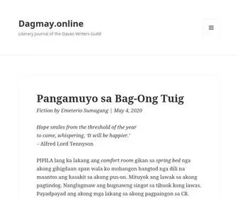 Dagmay.online(Literary Journal of the Davao Writers Guild) Screenshot