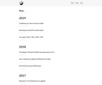 Dagolden.com(Writing) Screenshot