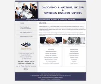 Dagostinoandmazzone.com(Certified Public Accountants) Screenshot