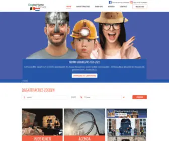 Dagtoerismelimburg.be(Dagtoerisme Limburg) Screenshot
