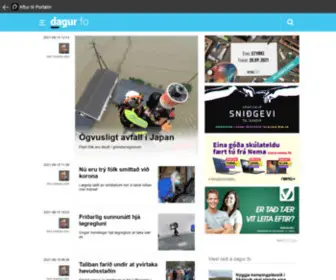 Dagur.fo(Forsíða) Screenshot