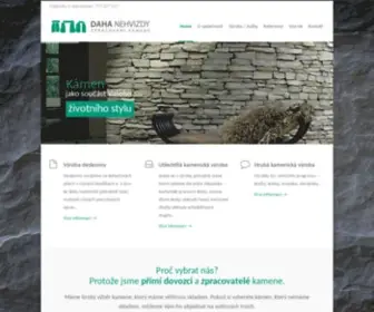 Dahanehvizdy.cz(Hrubá kamenická výroba výrobky tzv. silničního programu) Screenshot
