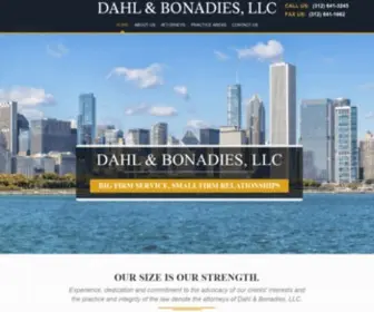 Dahlfirm.com(Dahl & Bonadies) Screenshot