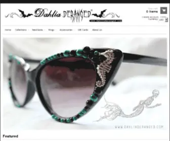 Dahliaderanged.com(Create an Ecommerce Website and Sell Online) Screenshot