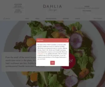 Dahlialounge.com(From the smell of the wood burning grill) Screenshot