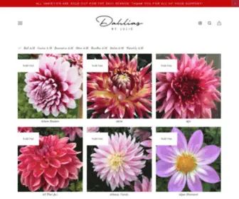 Dahliasbyjulie.com(Dahlias by Julie) Screenshot