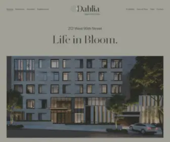 Dahliauws.com(Dahlia) Screenshot