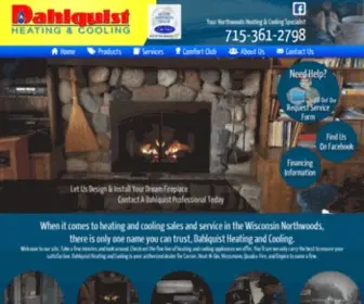 Dahlquistheatingandcooling.com(Dalquist heating and cooling) Screenshot