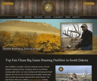 Dahlranch.com(Big Game Hunting Outfitter South Dakota) Screenshot