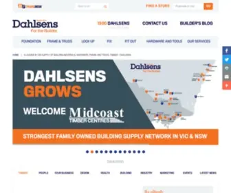 Dahlsens.com.au(Hardware Stores) Screenshot