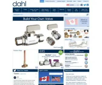 Dahlvalve.com(Dahl Valve Limited) Screenshot