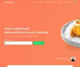 Dahmakan.com(Healthy lunchboxes made easy) Screenshot