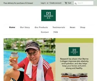 Dahmeh.com(Dahmeh Collagen Jelly Drink) Screenshot