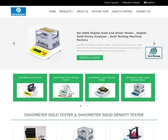 Dahometertester.com(Quality DahoMeter Gold Tester & DahoMeter Solid Density Tester Manufacturer) Screenshot