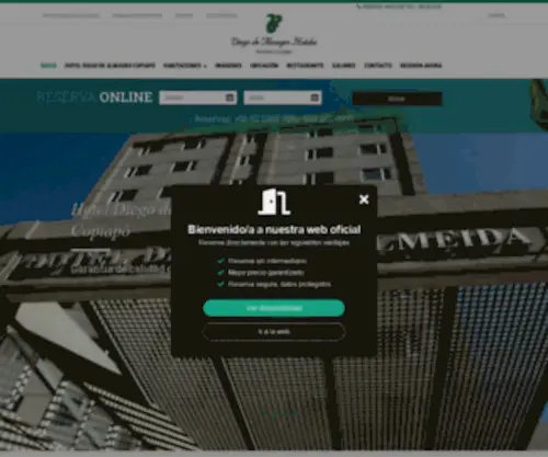 Dahotelescopiapo.com(Hoteles Copiapo) Screenshot